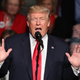 Trump at a rally in Pennsylvania earlier this month. IMAGE: Getty Images